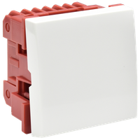 Выключатель одноклавишный на 2 модуля ВКО-21-00-П (IEK) CKK-40D-VO2-K01