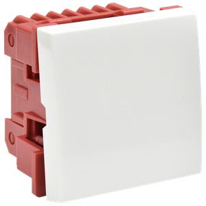 Выключатель одноклавишный на 2 модуля ВКО-21-00-П (IEK) CKK-40D-VO2-K01