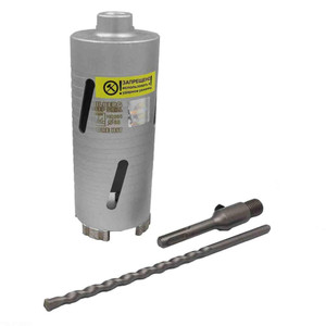 Коронка алмазная по бетону 68х150 мм Hilberg Laser Deep Drill (Hilberg) HD368