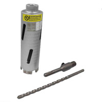 Коронка алмазная по бетону 52х150 мм Hilberg Laser Deep Drill (Hilberg) HD352