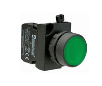 Кнопка 1НО, зеленый цвет, серия CP 250В AC, 4А , IP65 (EMAS) CP100DY