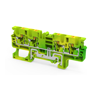 Клемма зазем. 4 конт. 4 кв.мм push-in OptiClip CPG-4-QUATTRO-PE-I-(0,2-4)-PEN (КЭАЗ) 331860