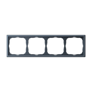 ARTGALLERY рамка 4-постовая, универсальная, грифель (Systeme Electric) GAL000704