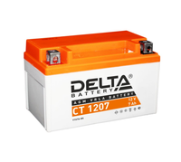 Аккумулятор CT 12В 7Ач (Delta MOTO) CT 1207