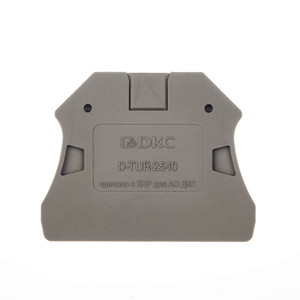 Изолятор торцевой для клеммы TUR-2.5...10 (DKC) D-TUR-2.5-10
