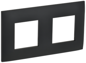 SKANDY Рамка 2-местная SK-F02G графит IEK (IEK) SK-M22-K53