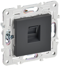 SKANDY Розетка компьютерная RJ45 кат.5E SK-K01T титан IEK (IEK) SK-K10-1-K48