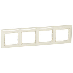 Рамка 4-местная слоновая кость VALENA (IEK) 774354