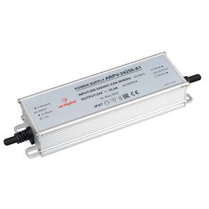 Блок питания ARPV-24250-A1 (24V, 10.4A, 250W) (ARL, IP67 Металл, 3 года) (Arlight) 031514