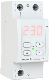 Реле напряжения Welrok D2-40 red (WELROK)