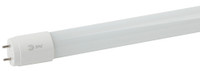 Лампа светодиодная LED 10 Вт 910Лм 4000К трубка, стекло нейтральный G13 190-260В LED T8-10W-840-G13-600mm Red Line (ЭРА) Б0049592