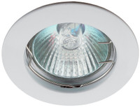 Светильник встраиваемый литой MR16 KL1 WH ,12V, 50W белый (100/3000) (ЭРА) C0043653