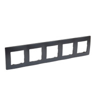 Рамка 5-местная антрацит ETIKA (IEK) 672585