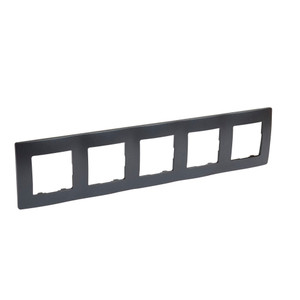 Рамка 5-местная антрацит ETIKA (IEK) 672585