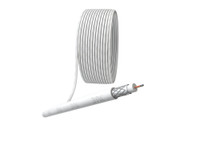 Кабель коаксиальный RG-6U 75 Ом CCS/(оплётка Al 32%) PVC белый 100м SIMPLE (ЭРА) Б0044595