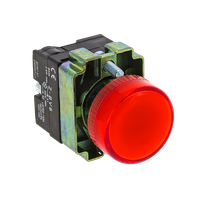 Лампа сигнальная BV64 красная с подсветкой (EKF) xb2-bv64