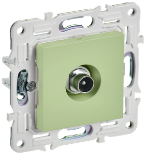 SKANDY Розетка TV проходная SK-A17G мятный IEK (IEK) SK-A10-P-K06