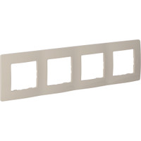 Рамка 4-местная слоновая кость ETIKA (IEK) 672514