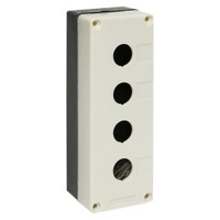 Корпус КП-104 на 4 кнопки белый (EKF) cpb-104-w