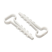 Дюбель-хомут 6х12 полипропилен белый Simple (50шт) (EKF) plc-cd-6x12w