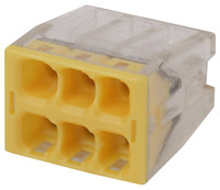 Клемма СМК компактная с пастой серии 246, 6 отверстий, 0,5-2,5 м NO-224-38 (ЭРА) Б0043956