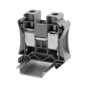 Клемма проходная, винтовой зажим, 2 точки подключения, 35 кв.мм, серая (DKC) TUR-35R