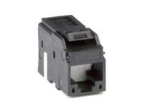 Модуль Keystone RJ45 CAT5E не экранированный черный (12шт в упаковке) (DKC) RNK5EUBK