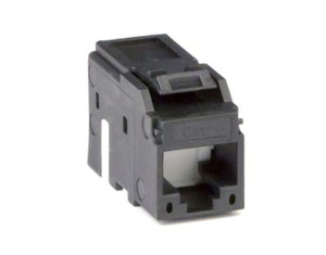 Модуль Keystone RJ45 CAT5E не экранированный черный (12шт в упаковке) (DKC) RNK5EUBK