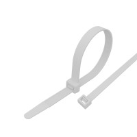Хомут-стяжка кабельная нейлоновая 600x7,6 мм, белая, 100 шт (REXANT) 07-0600-9