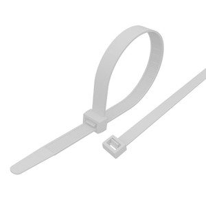 Хомут-стяжка кабельная нейлоновая 300x3,6 мм, белая, 100 шт (ProConnect) 57-0300