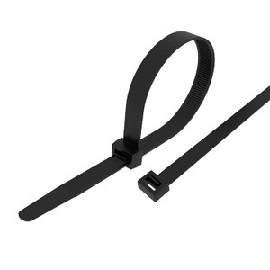 Хомут-стяжка кабельная нейлоновая 400x4,8 мм, черная, 100 шт (ProConnect) 57-0401