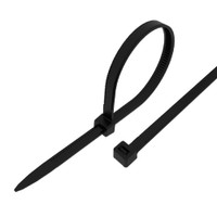 Хомут-стяжкa нейлоновая с тройным замком 250x3,6 мм, черная, упаковка 100 шт, REXANT (REXANT) 67-0251