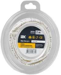 Трубка термоусадочная ТТУ нг-LS 2/1 белая (2м/упак) IEK (IEK) UDR12-002-001-002-K01-T