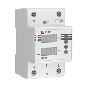 Реле напряжения и тока с с дисплеем MRVA 50A (EKF) MRVA-50A