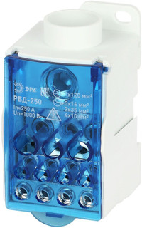 Распределительный блок на DIN-рейку РБД-250А (ЭРА) Б0051116