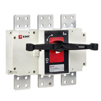 Рубильник-выключатель 1250A 3P c рукояткой управления для прямой установки PowerSwitch PROxima (EKF) psds-1250-3