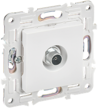 SKANDY Розетка TV оконечная SK-A12W арктический белый IEK (IEK) SK-A10-O-K01