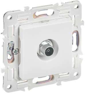 SKANDY Розетка TV оконечная SK-A12W арктический белый IEK (IEK) SK-A10-O-K01