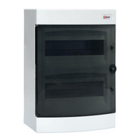 Щит распределительный навесной Unix прозрачная дверь 2х12 модулей IP41 EKF PROxima (EKF) ux-2x12-n