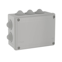 Коробка распределительная 240х190х90мм IP55 с кабельными вводами (DKC) 54200