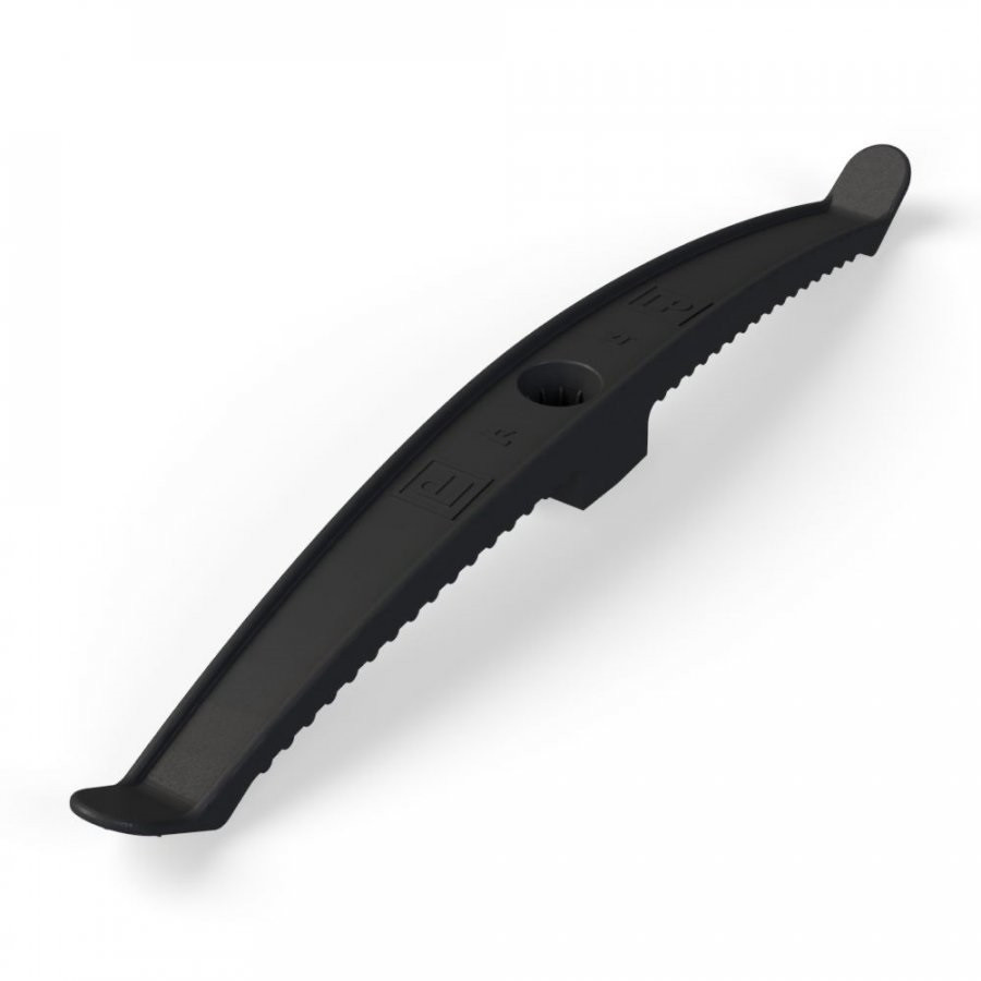 Держатель кабеля двусторонний для прямого монтажа черный (20шт/120шт уп/кор) (Промрукав) PR13.0383