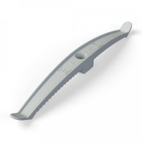 Держатель кабеля двусторонний для прямого монтажа серый (20шт/120шт уп/кор) (Промрукав) PR13.0382