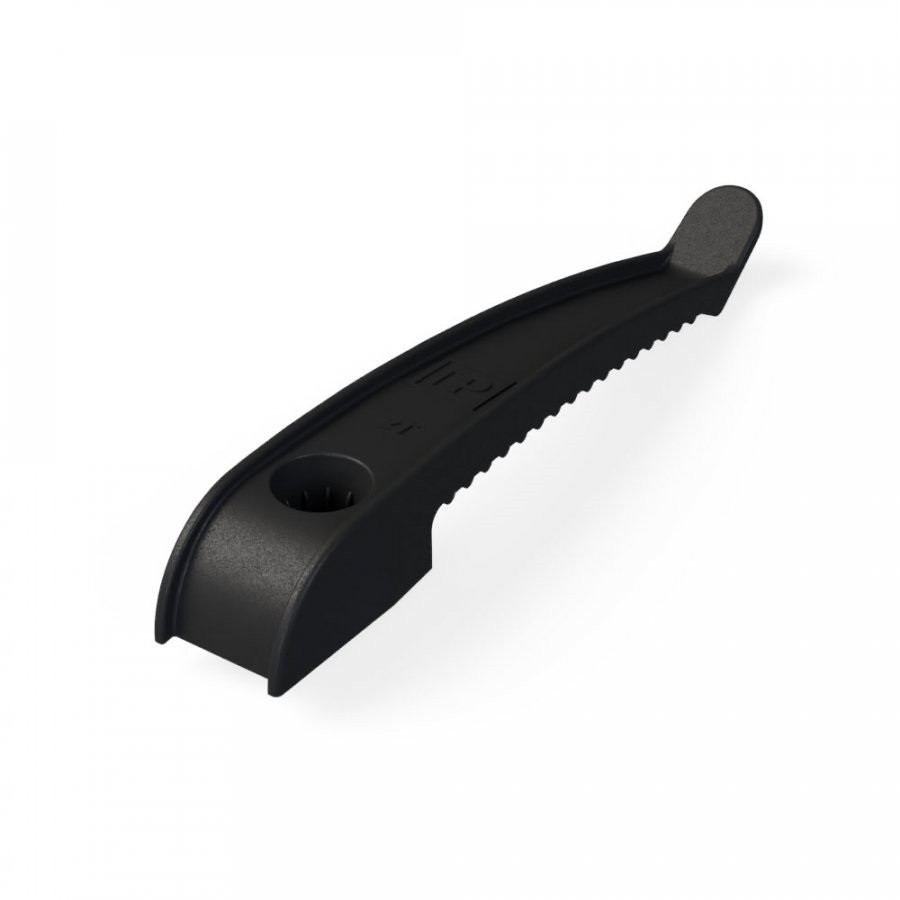 Держатель кабеля односторонний для прямого монтажа черный (20шт/240шт уп/кор) (Промрукав) PR13.0381