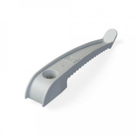 Держатель кабеля односторонний для прямого монтажа серый (20шт/240шт уп/кор) (Промрукав) PR13.0380