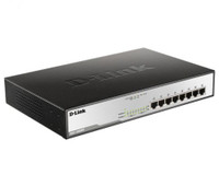 Коммутатор неуправляемый 8 портов RJ45/SFP 10 100 1000 Мб/с PoE 125Вт (D-Link) DGS-1008MP/B1A