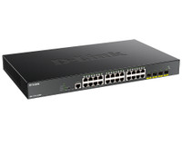 Коммутатор управляемый L2 28 портов RJ45/SFP 10   100 1000 Мб/с PoE 370Вт (D-Link) DGS-1250-28XMP/A1A