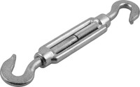 Талреп DIN 1480 М16 крюк-крюк покрытие цинк (Крепдил) DIN1480-М16-HH