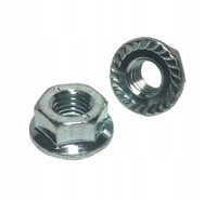 Гайка DIN6923 М10 покрытие цинк 100 шт (Крепдил)