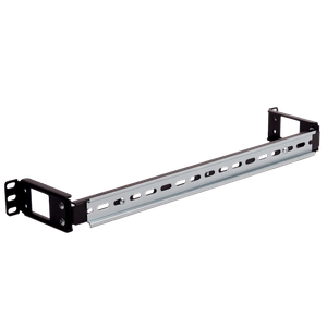DIN-рейка 1U с регулируемой глубиной установки цвет черный RAL 9005 (SYSMATRIX) DP 0001.9000