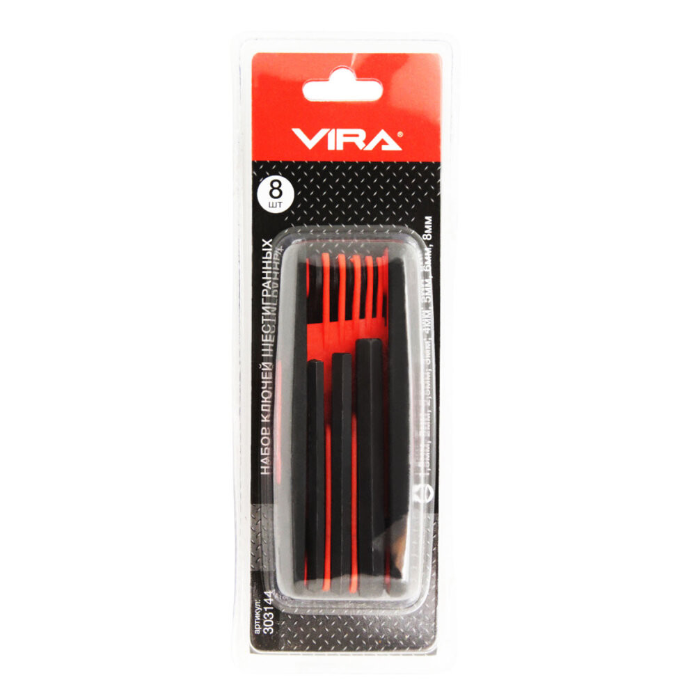 Набор складных шестигранных ключей набор шестигранников 8 ключей (Vira) 303144